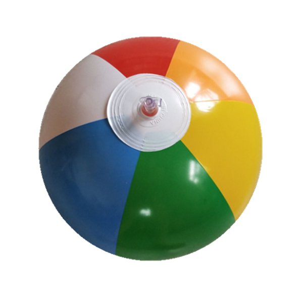 28cmPVC沙灘球-彩色款印刷1色LOGO_1